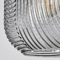 Suspension Crabinaille Noir, 3 lumières