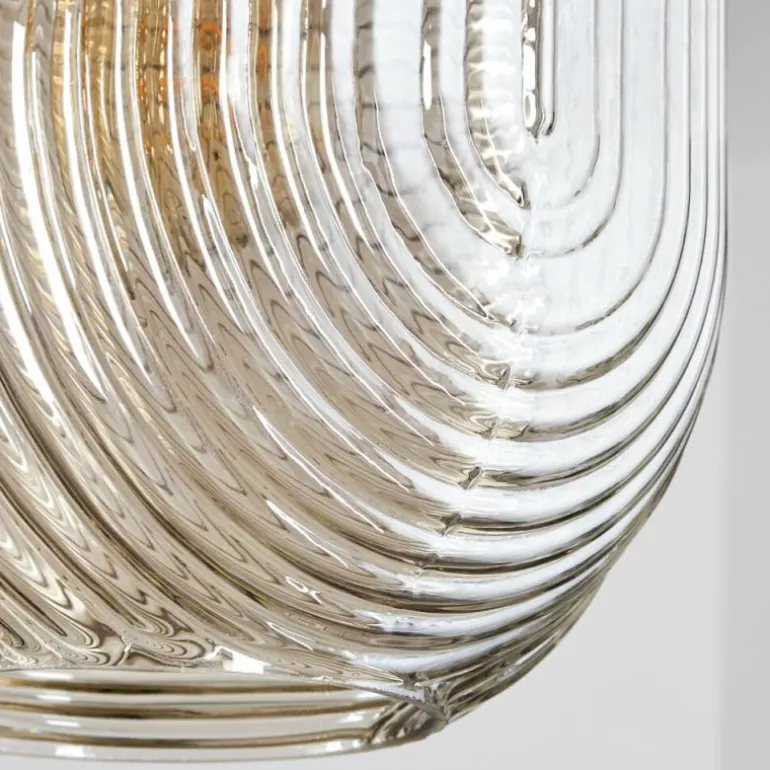 Suspension Crabinaille Noir, 3 lumières