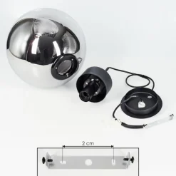 Suspension Cumuato Noir, 1 lumière