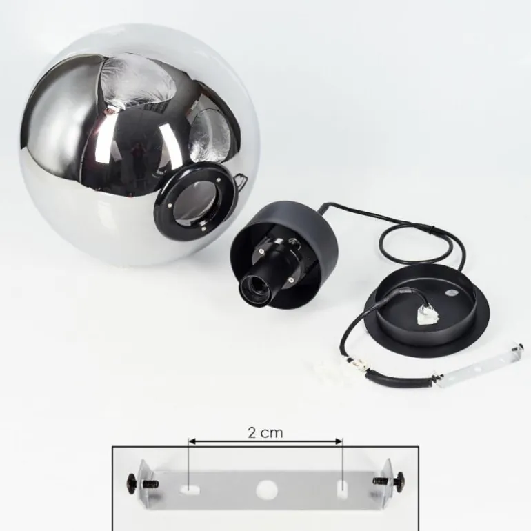 Suspension Cumuato Noir, 1 lumière