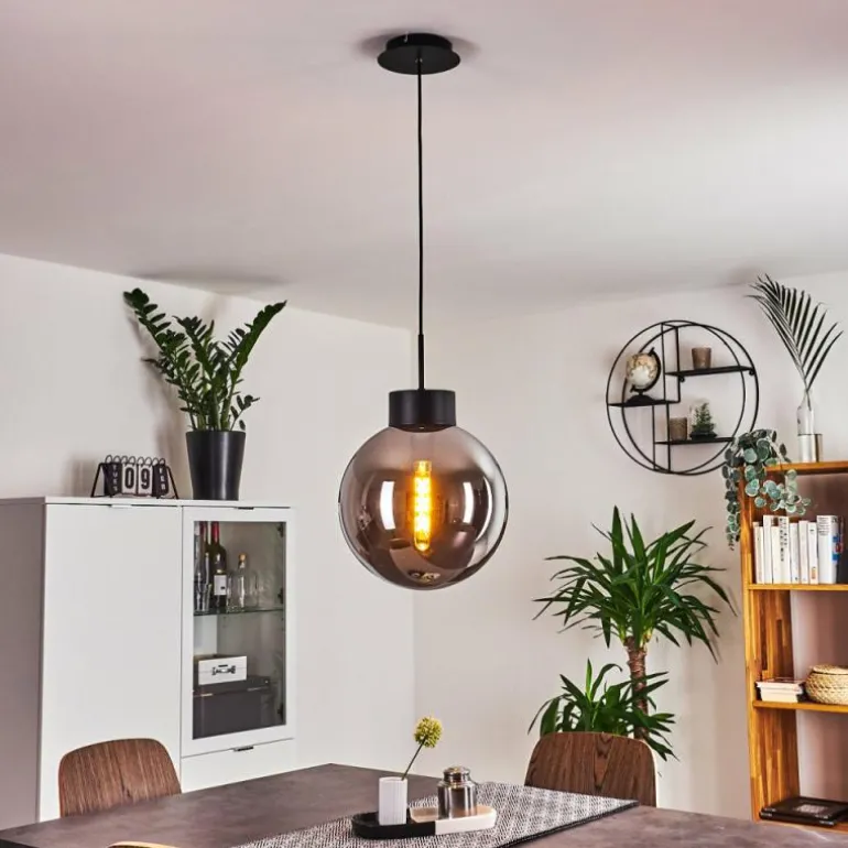 Suspension Cumuato Noir, 1 lumière