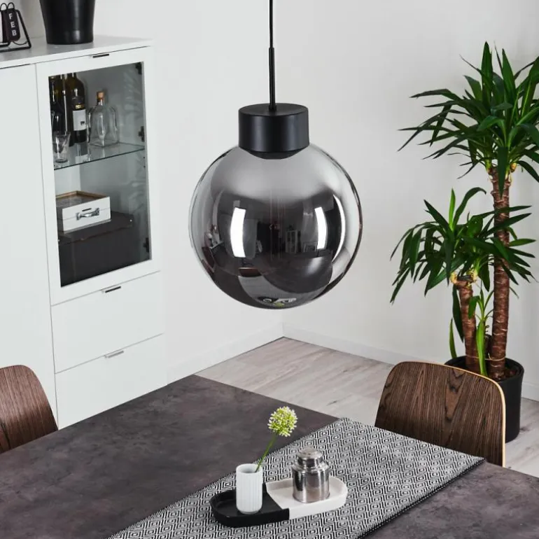 Suspension Cumuato Noir, 1 lumière