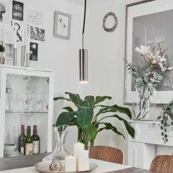 Suspension Dalheim LED Nickel mat, 1 lumière