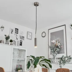 Suspension Dalheim LED Nickel mat, 1 lumière