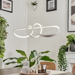 Suspension Dauntey LED Blanc, 1 lumière