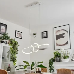 Suspension Dauntey LED Blanc, 1 lumière