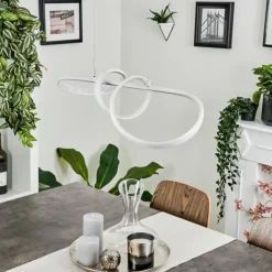 Suspension Dauntey LED Blanc, 1 lumière