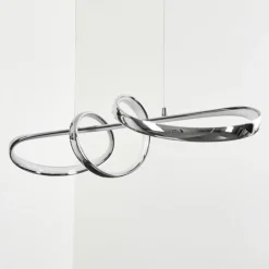 Suspension Dauntey LED Nickel mat, 1 lumière