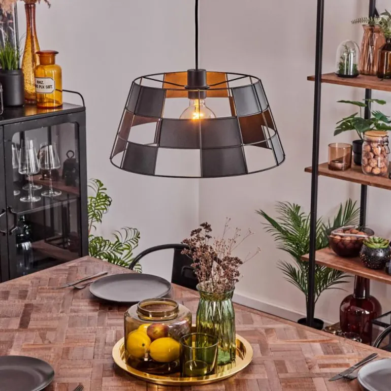 Suspension Daynard Noir, 1 lumière