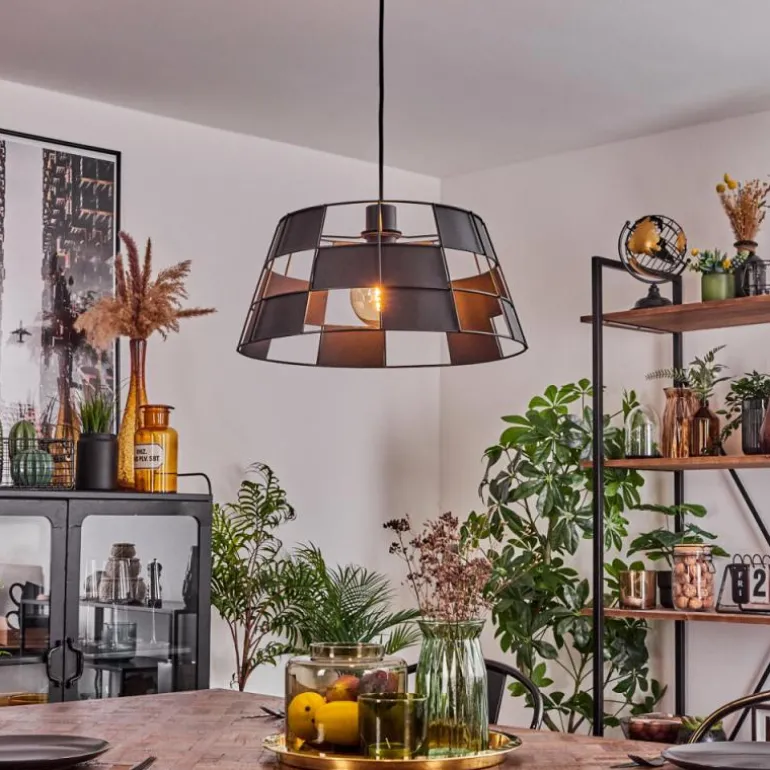 Suspension Daynard Noir, 1 lumière