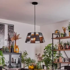 Suspension Daynard Noir, 1 lumière