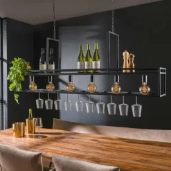 Suspension Decorate Anthracite, 6 lumières