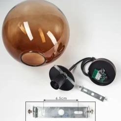 Suspension Degevos Brun, 1 lumière