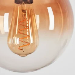 Suspension Degevos Brun, 1 lumière