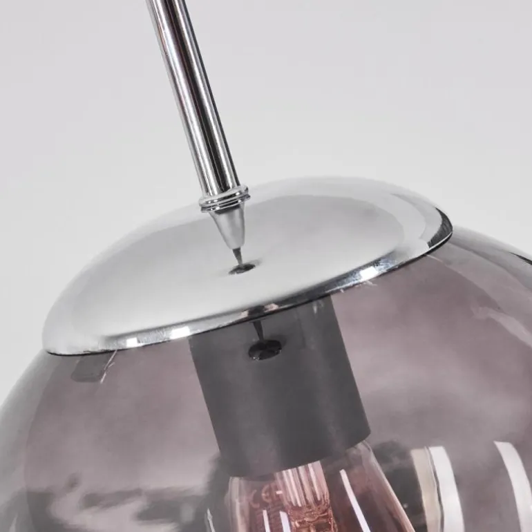 Suspension Degevos Chrome, 1 lumière