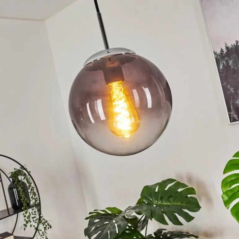 Suspension Degevos Chrome, 1 lumière