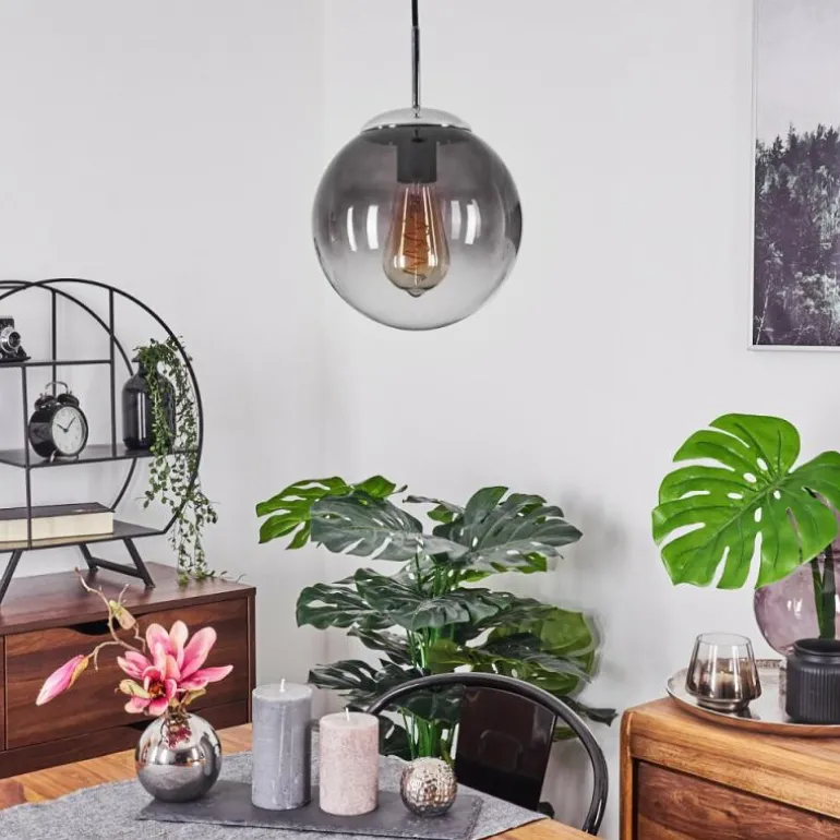 Suspension Degevos Chrome, 1 lumière