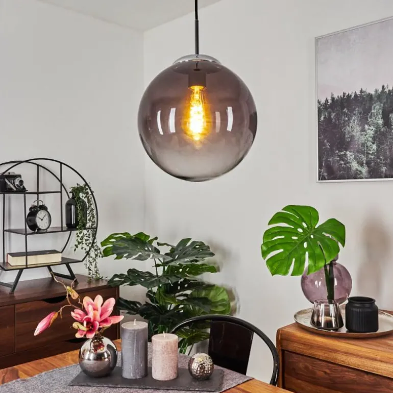 Suspension Degevos Chrome, 1 lumière