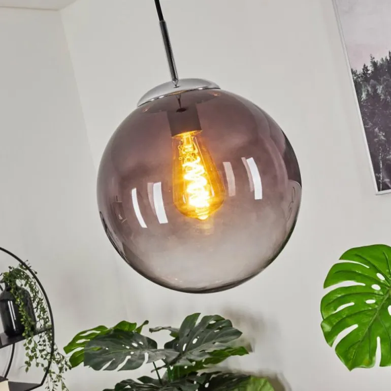 Suspension Degevos Chrome, 1 lumière