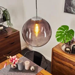 Suspension Degevos Chrome, 1 lumière