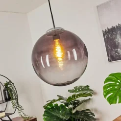 Suspension Degevos Chrome, 1 lumière