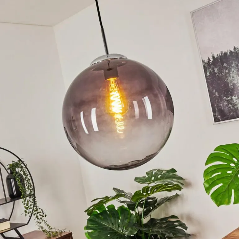 Suspension Degevos Chrome, 1 lumière