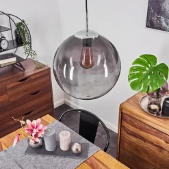 Suspension Degevos Chrome, 1 lumière