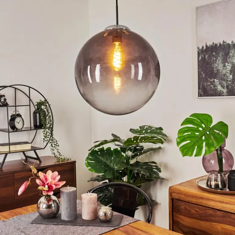 Suspension Degevos Chrome, 1 lumière