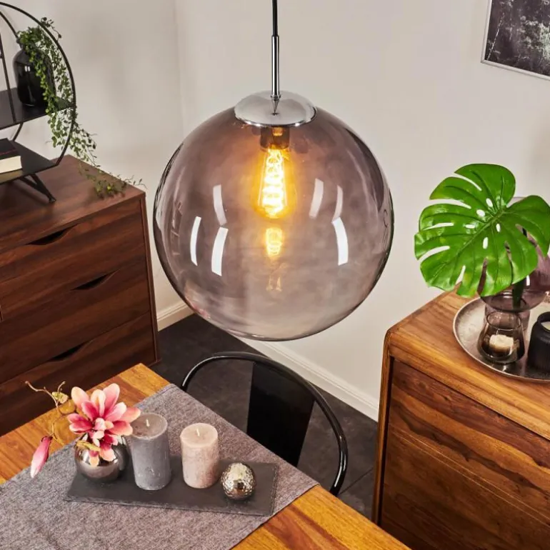 Suspension Degevos Chrome, 1 lumière