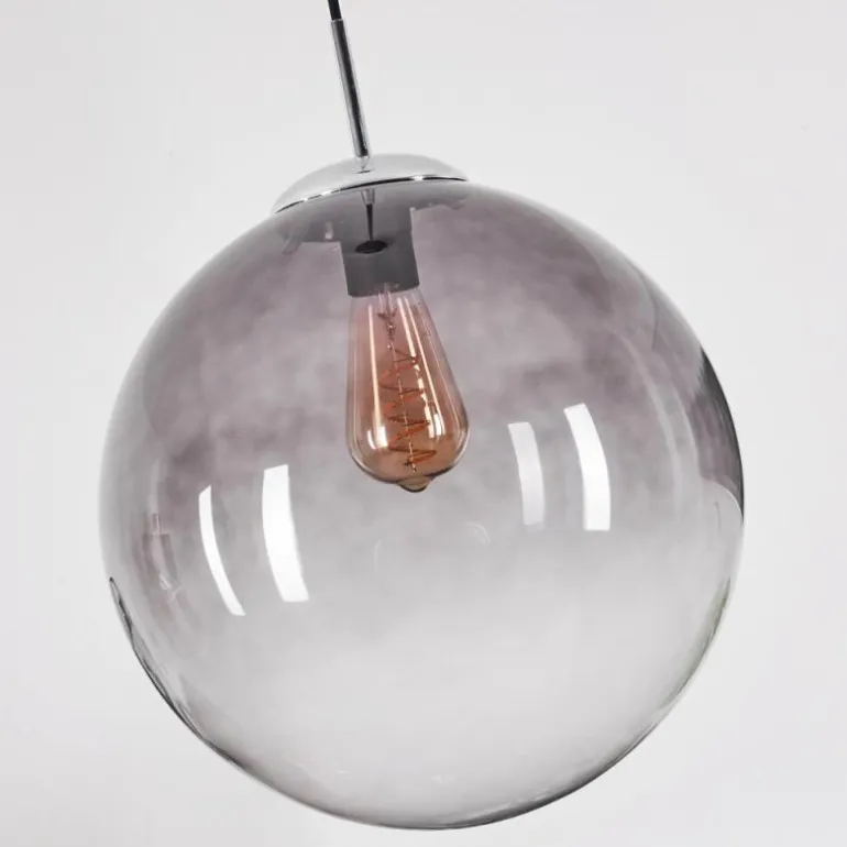 Suspension Degevos Chrome, 1 lumière