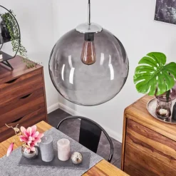 Suspension Degevos Chrome, 1 lumière