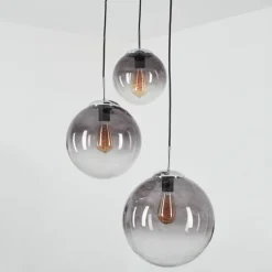 Suspension Degevos Gris, 3 lumières