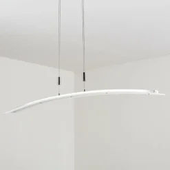 Suspension Delaware LED Argenté, 1 lumière
