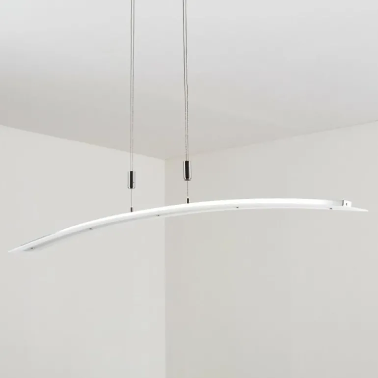 Suspension Delaware LED Argenté, 1 lumière
