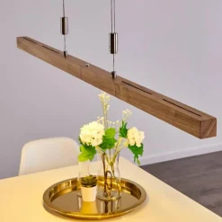 Suspension Deshka LED Argenté, 1 lumière