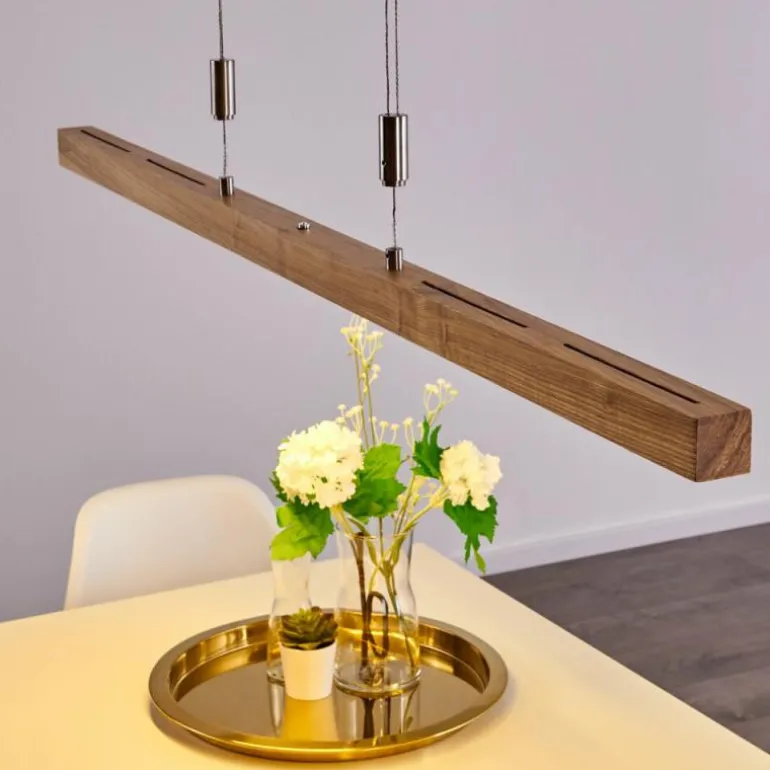 Suspension Deshka LED Argenté, 1 lumière