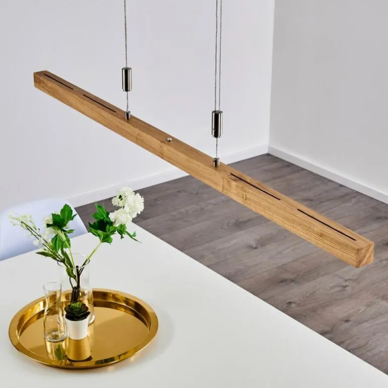 Suspension Deshka LED Argenté, 1 lumière