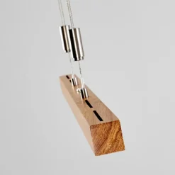 Suspension Deshka LED Argenté, 1 lumière