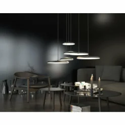 Suspension Design For The People by Nordlux ARTIST25 LED Noir, 1 lumière