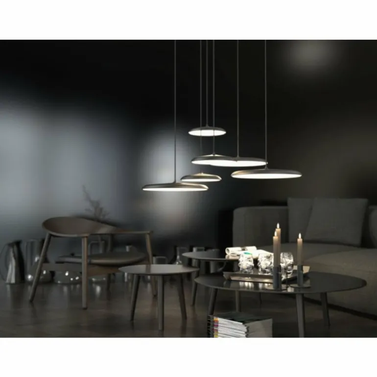 Suspension Design For The People by Nordlux ARTIST25 LED Noir, 1 lumière