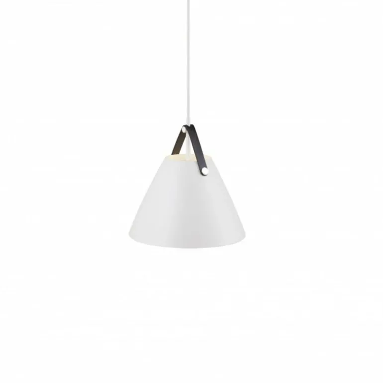 Suspension Design For The People by Nordlux STRAP27 Blanc, 1 lumière