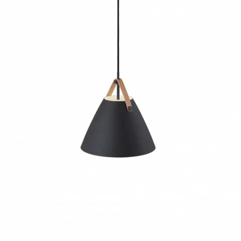 Suspension Design For The People by Nordlux STRAP27 Noir, 1 lumière