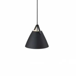 Suspension Design For The People by Nordlux STRAP27 Noir, 1 lumière