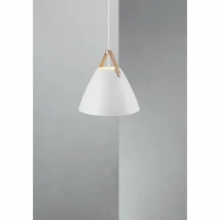Suspension Design For The People by Nordlux STRAP36 Blanc, 1 lumière