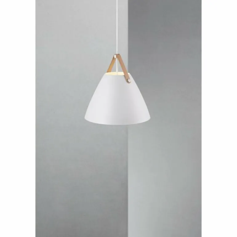 Suspension Design For The People by Nordlux STRAP36 Blanc, 1 lumière