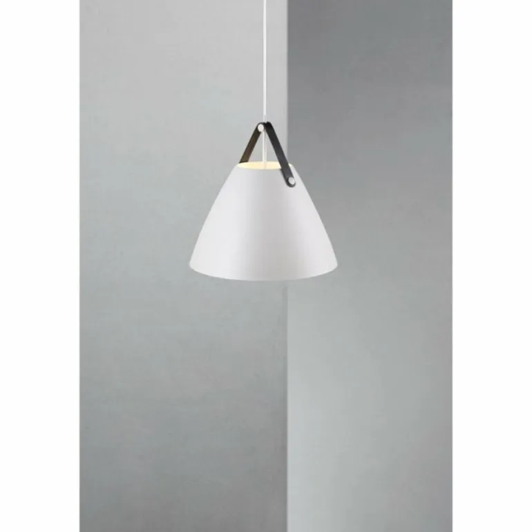 Suspension Design For The People by Nordlux STRAP36 Blanc, 1 lumière