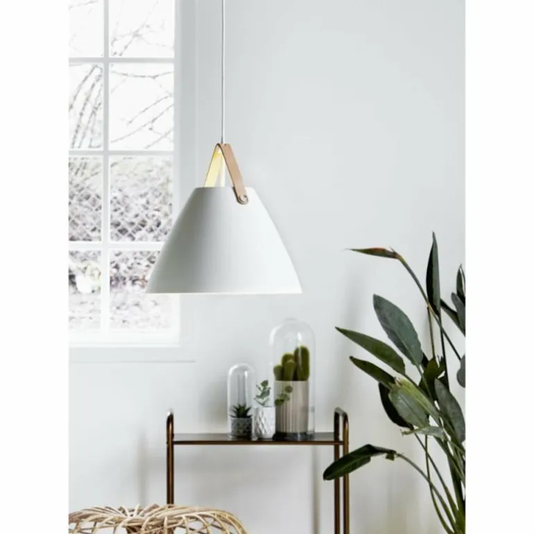 Suspension Design For The People by Nordlux STRAP36 Blanc, 1 lumière
