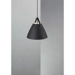 Suspension Design For The People by Nordlux STRAP36 Noir, 1 lumière