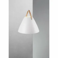 Suspension Design For The People by Nordlux STRAP48 Blanc, 1 lumière