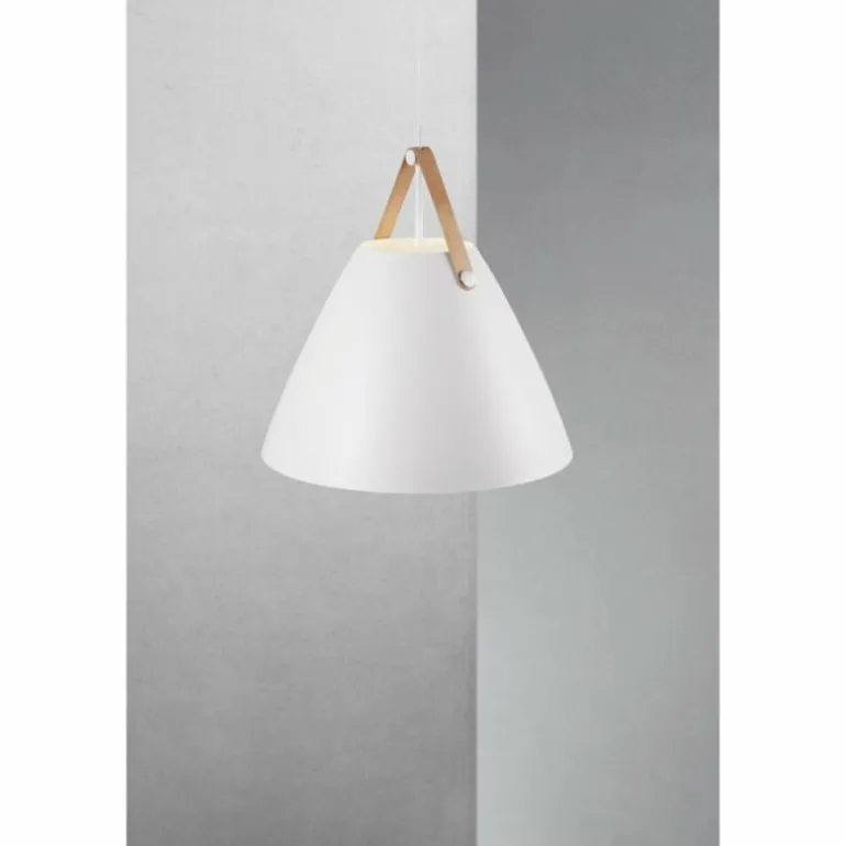 Suspension Design For The People by Nordlux STRAP48 Blanc, 1 lumière